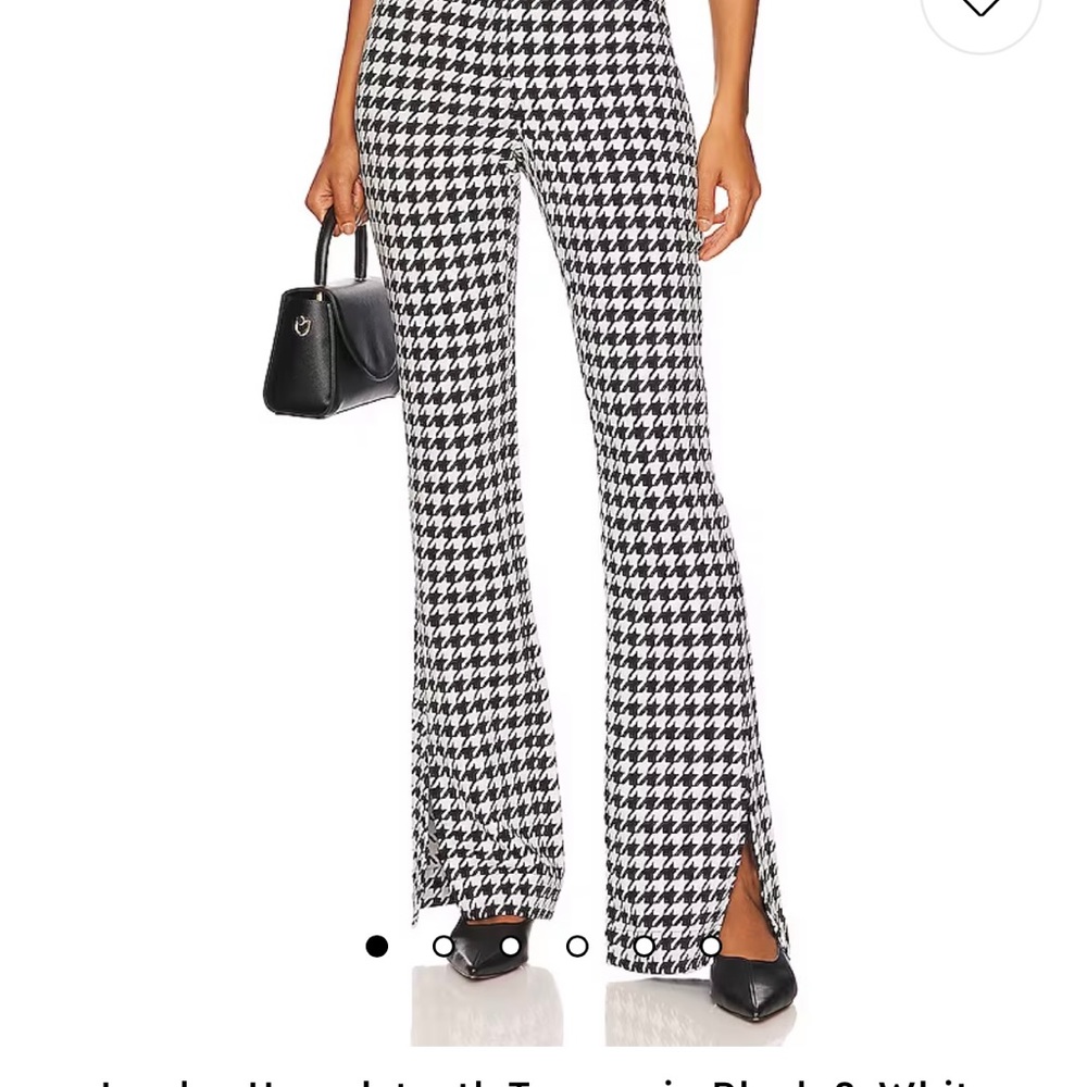 Anine Bing Jocelyn Houndstooth Trouser NWT size 36